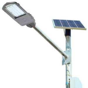 Ms And Poly Carbonate Solar Street Light - 230 Volt Metal, White Color | Durable, Water Resistant, Efficient Performance